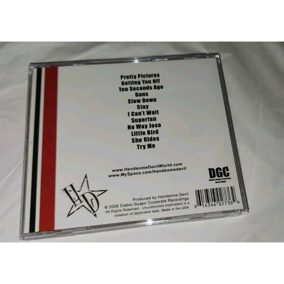HANDSOME DEVIL rare cd FULLY AUTOMATIC (CD, 2006, Rock, Diablo Guapo Corporate) - Picture 3 of 8